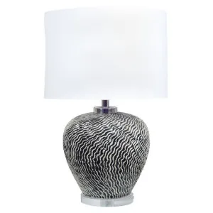 Zebra Ceramic Base Table Lamp by Tantora, a Table & Bedside Lamps for sale on Style Sourcebook