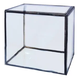 Wrenlee Glass Cube Box, Large by Tantra, a Decorative Boxes for sale on Style Sourcebook