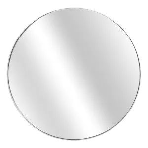 Ryleigh Iron Frame Round Wall Mirror, 80cm, White by Tantora, a Mirrors for sale on Style Sourcebook