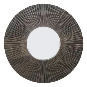 Shoal Mango Wood Frame Round Wall Mirror, 135cm by Tantra, a Mirrors for sale on Style Sourcebook