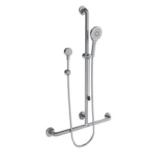 Care Shower Set Inverted T Adjustable Polished | Made From Stainless Steel By Raymor by Raymor, a Showers for sale on Style Sourcebook