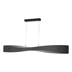 Palento Steel Dimmable LED Linear Pendant Light, CCT, Black by Cougar Lighting, a Pendant Lighting for sale on Style Sourcebook