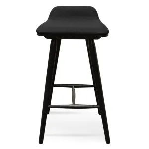 Ex Display - Finn 65cm Fabric Bar Stool - Black by Interior Secrets - AfterPay Available by Interior Secrets, a Bar Stools for sale on Style Sourcebook