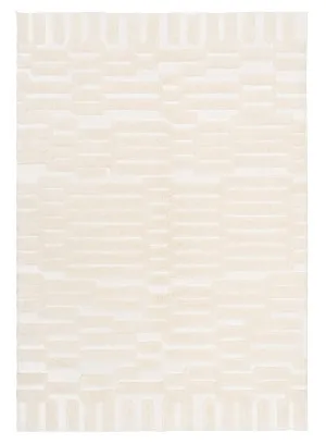 Leneisy Ivory Abstract Rug by Miss Amara, a Shag Rugs for sale on Style Sourcebook