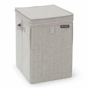 Brabantia Fabric Stackable Laundry Box, 35 Litre, Grey by Brabantia, a Laundry Bags & Baskets for sale on Style Sourcebook