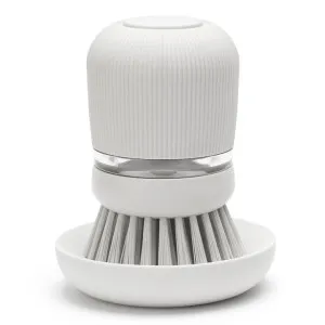 Brabantia Soap Dispensing Dish Brush, Light Grey by Brabantia, a Utensils & Gadgets for sale on Style Sourcebook