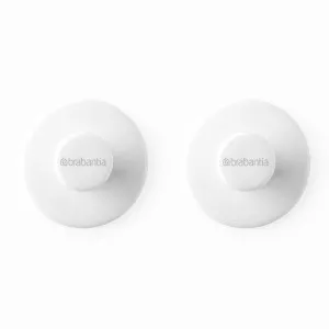Brabantia Towel Hook, Set of 2, White by Brabantia, a Bathroom Accessories for sale on Style Sourcebook