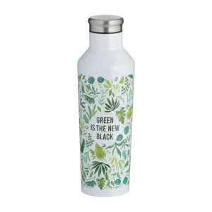 Typhoon Pure Green New Black Stainless Steel Double Wall Insulated Bottle by Typhoon, a Jugs for sale on Style Sourcebook