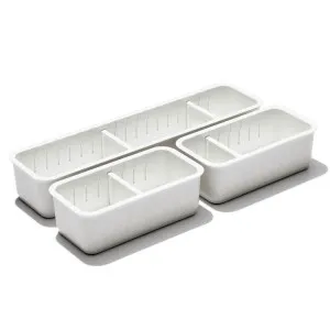 OXO Good Grips 3 Piece Adjustable Drawer Bin Set by OXO, a Utensils & Gadgets for sale on Style Sourcebook