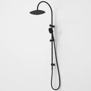 Contura II Rail Shower With Overhead - Black | Made From Stainless Steel/Brass In Matte Black By Caroma by Caroma, a Showers for sale on Style Sourcebook
