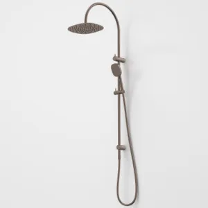 Contura II Rail Shower With Overhead | Made From Stainless Steel/Brass In Brushed Bronze By Caroma by Caroma, a Showers for sale on Style Sourcebook