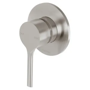 Vivid Slimline Oval SwitchMix Shower/Wall Mixer Trim Kit Brushed Nickel by PHOENIX, a Shower Heads & Mixers for sale on Style Sourcebook