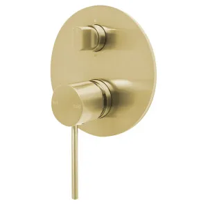 Vivid Slimline SwitchMix Shower/Bath Diverter Mixer Trim Kit Brushed Gold by PHOENIX, a Bathroom Taps & Mixers for sale on Style Sourcebook