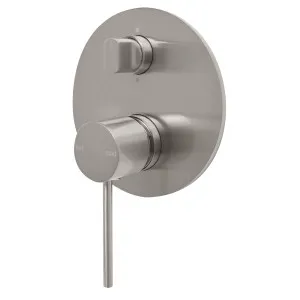 Vivid Slimline SwitchMix Shower/Bath Diverter Mixer Trim Kit Brushed Nickel by PHOENIX, a Bathroom Taps & Mixers for sale on Style Sourcebook