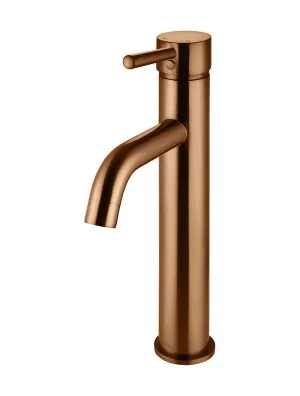 Meir | Round Tall Curved Basin Mixer by Meir, a Bathroom Taps & Mixers for sale on Style Sourcebook