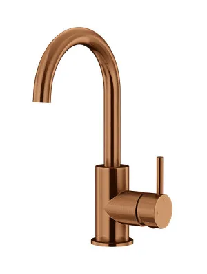 Meir | Round Gooseneck Basin Mixer by Meir, a Bathroom Taps & Mixers for sale on Style Sourcebook