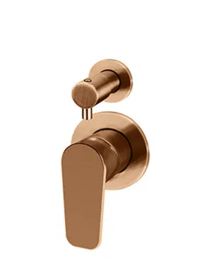 Meir | Round Diverter Mixer - Paddle Handle Trim Kit (In-Wall Body Not Included) by Meir, a Bathroom Taps & Mixers for sale on Style Sourcebook