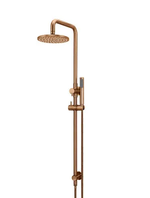 Meir | Round Combination Shower Rail, 200mm Rose, Single Function Hand Shower by Meir, a Shower Heads & Mixers for sale on Style Sourcebook