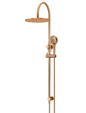 Meir | 300mm Round Overhead Shower Rail, Three Function Hand Shower by Meir, a Shower Heads & Mixers for sale on Style Sourcebook