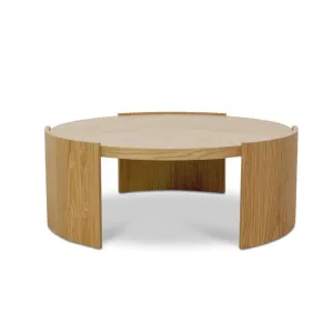 Ex Display - Tamera 100cm Wooden Round Coffee Table - Natural by Interior Secrets - AfterPay Available by Interior Secrets, a Coffee Table for sale on Style Sourcebook