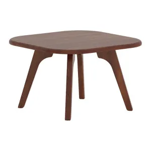 Boori Ballet European Beech Timber Low Square Coffee Table, 58cm, Chestnut by Boori, a Coffee Table for sale on Style Sourcebook