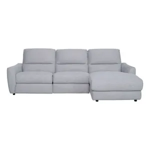 Portland 3 Seater Sofa + Chaise RHF in Belfast Grey by OzDesignFurniture, a Sofas for sale on Style Sourcebook
