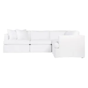 Birkshire Slip Cover Modular Sofa - White Linen Option 1 by CAFE Lighting & Living, a Sofas for sale on Style Sourcebook