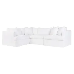 Birkshire Slip Cover Modular Sofa - White Linen Option 2 by CAFE Lighting & Living, a Sofas for sale on Style Sourcebook