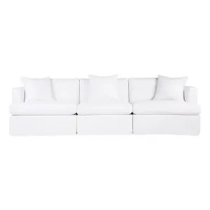 Birkshire Slip Cover Modular Sofa - White Linen Option 3 by CAFE Lighting & Living, a Sofas for sale on Style Sourcebook