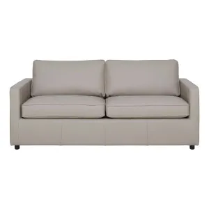 Ronin Queen Sofabed in Leather Light Mocha by OzDesignFurniture, a Sofa Beds for sale on Style Sourcebook