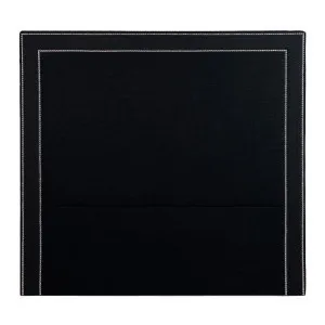 Manhattan Studded Fabric Bed Headboard, Double, Black by Cozy Lighting & Living, a Bed Heads for sale on Style Sourcebook