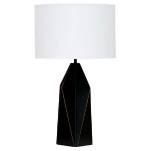 Nagano Iron Base Table Lamp, Black by Cozy Lighting & Living, a Table & Bedside Lamps for sale on Style Sourcebook