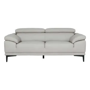 Monroe 2 Seater Sofa in Alpine Leather Beige by OzDesignFurniture, a Sofas for sale on Style Sourcebook