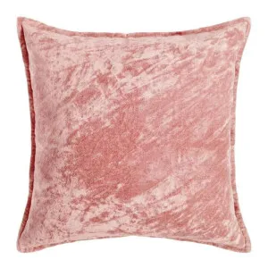 J.Elliot Veronica Cotton Velvet Blush 50x50cm Cushion by null, a Cushions, Decorative Pillows for sale on Style Sourcebook