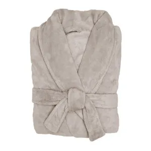 Bambury Microplush Bath Robe, Large / X-Large, Stone by Bambury, a Towels & Washcloths for sale on Style Sourcebook