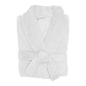 Bambury Microplush Bath Robe, Medium / Large, White by Bambury, a Towels & Washcloths for sale on Style Sourcebook