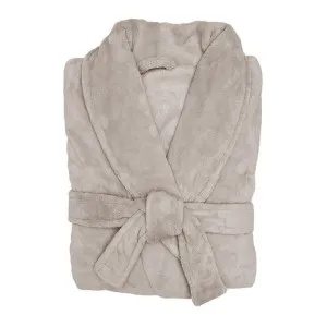 Bambury Microplush Bath Robe, Small / Medium, Stone by Bambury, a Towels & Washcloths for sale on Style Sourcebook