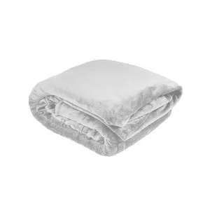 Bambury Ultraplush Blanket, King, Silver by Bambury, a Throws for sale on Style Sourcebook
