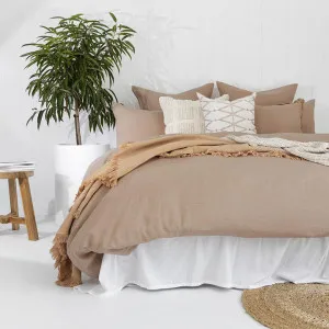 Bambury French Flax Linen Quilt Cover Set, King, Tea Rose by Bambury, a Bedding for sale on Style Sourcebook