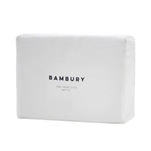 Bambury Temple Organic Cotton Sheet Set, Double, Ivory by Bambury, a Bedding for sale on Style Sourcebook