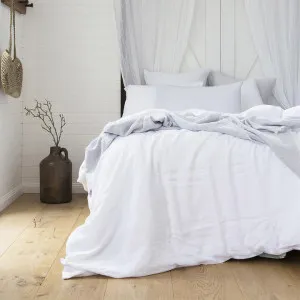 Bambury French Flax Linen Quilt Cover Set, King, Ivory by Bambury, a Bedding for sale on Style Sourcebook