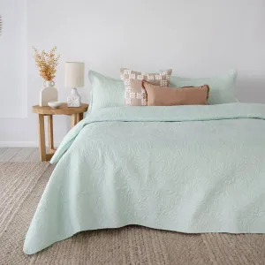 Bambury Botanica Coverlet Set, Single / Double, Glacier by Bambury, a Bedding for sale on Style Sourcebook