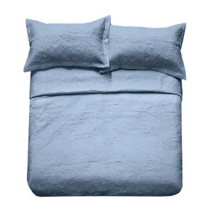 Bambury Paisley Coverlet Set, Single / Double, Blue by Bambury, a Bedding for sale on Style Sourcebook