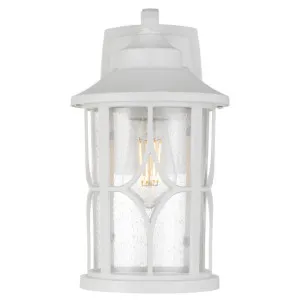 Lenore IP43 Exterior Wall Lantern, Small, White by Telbix, a Outdoor Lighting for sale on Style Sourcebook