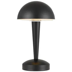 Mandel Iron Base Touch Table Lamp, Black by Telbix, a Table & Bedside Lamps for sale on Style Sourcebook