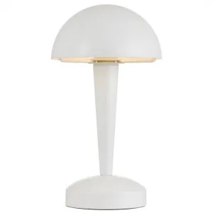 Mandel Iron Base Touch Table Lamp, White by Telbix, a Table & Bedside Lamps for sale on Style Sourcebook