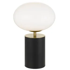 Notal Metal & Glass Touch Table Lamp, Black by Telbix, a Table & Bedside Lamps for sale on Style Sourcebook