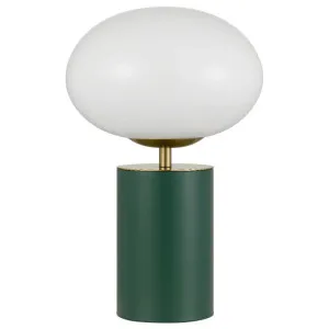 Notal Metal & Glass Touch Table Lamp, Green by Telbix, a Table & Bedside Lamps for sale on Style Sourcebook