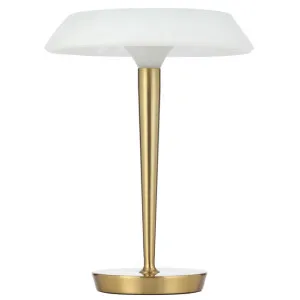 Teatro Iron Base LED Table Lamp, Antique Gold by Telbix, a Table & Bedside Lamps for sale on Style Sourcebook