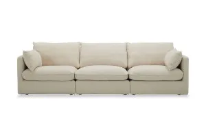Loft Mini 3 Seat Sofa, Florence Natural, by Lounge Lovers by Lounge Lovers, a Sofas for sale on Style Sourcebook